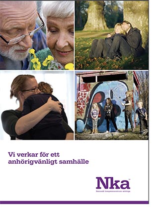 Omslag till folder om Nka:s verksamhet