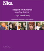 Rapport om nationell anhörigstrategi.