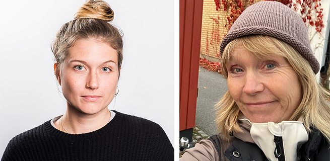 Julia Henriksson och Maria Wolters