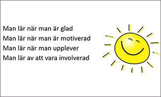 Bild på en glad sol.