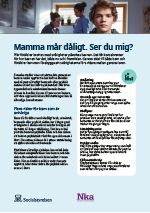 Omslag faktablad barn som anhöriga
