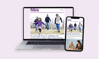 En dator och en mobil som innehåller senaste nyheterna från Nka 