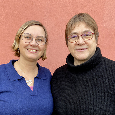 Camilla Marklund och Kerstin Ornstein.