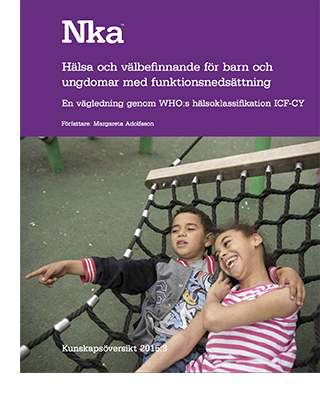 Omslag till Hälsa och välbefinnande för barn och ungdomar med funktionsnedsättning