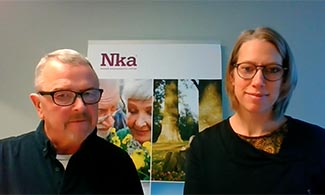 Mats Ewertzon och Ingrid Lindblad.