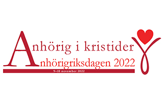 Logga med texten Anhörig i Kristider, Anhörigriksdagen 2022
