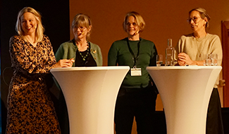 Bild på Moa Mannheimer, Ulrika Hagekull, Stina Helmstrand och Agnes Lundström 