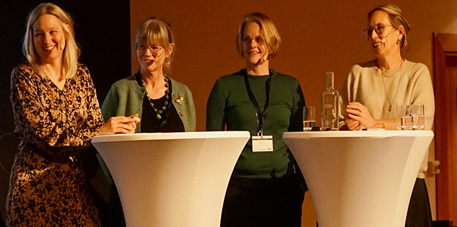 Bild på Moa Mannheimer, Ulrika Hagekull, Stina Helmstrand och Agnes Lundström 