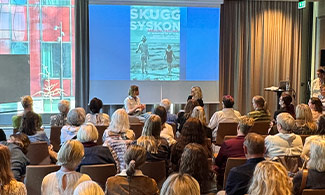Kristina Hedlund, författare till boken Skuggsyskon i samtal med Maria Ahlqvist, Nka