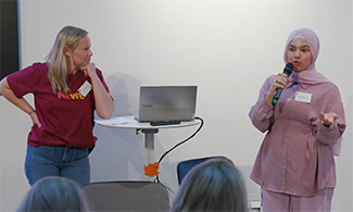 Linda och Sara 