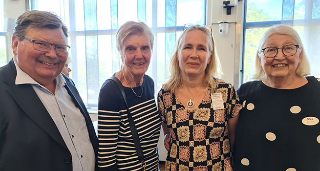 Lennart Magnusson, Barbro Westerholm, Eva Lindqvist och Ritva Gough