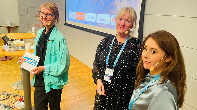 Petra Hedbom, Ulrica Langegård och Maria Nilsson.