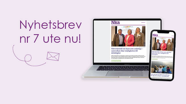 Nyhetsbrevet syns på en dator och mobil.