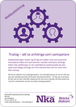 Omslag flyer Trialog