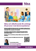 Omslag flyer demensprojekt