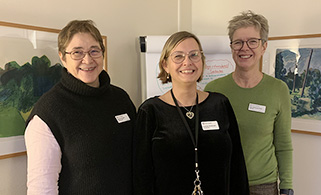 Kerstin Ornstein, Camilla Marklund och Ulla Johansson Palm. 