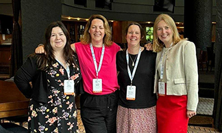 Dr Nikita Hayden, Louise Rixon, Dr Katie Cebula och Linda Veerman.