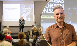 Elaine Johansson inleder dagen (till vänster) och Andreas Forsén Jonsson (till höger). 