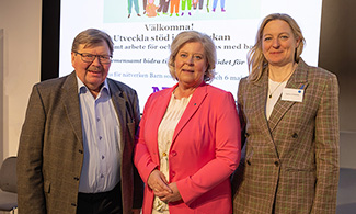 Lennart Magnusson, Camilla Waltersson Grönvall och Agnes Lundström.