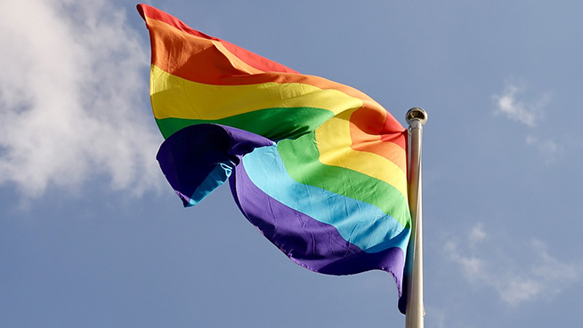 Prideflagga.