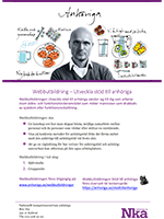 Flyer Webbutbildning – Utveckla stöd till anhöriga